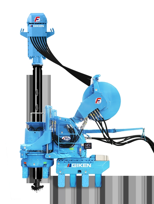 最新の硬質地盤対応機 サイレントパイラー(TM) F302