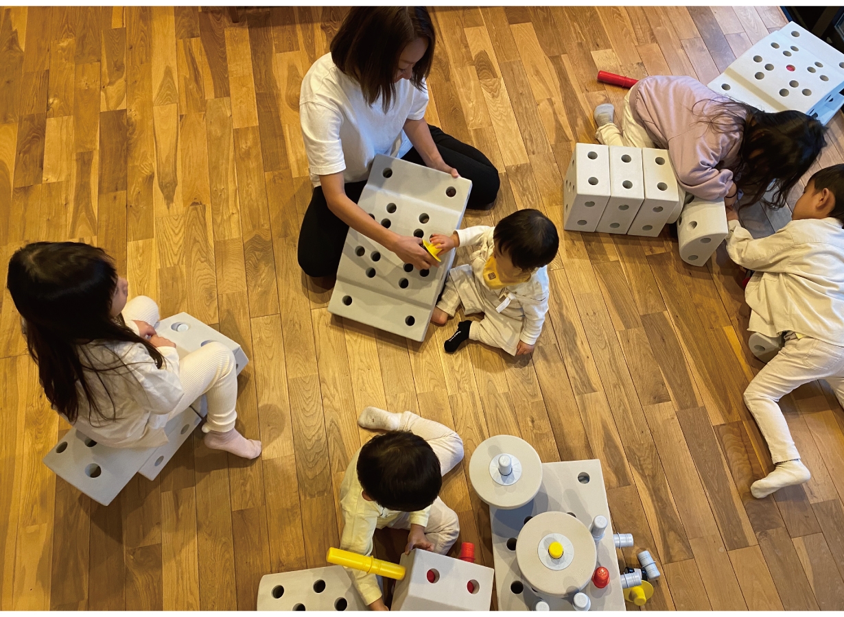 それぞれの子どもたちの個性を伸ばすことができるおもちゃ、MODU