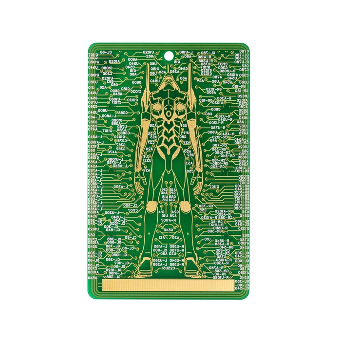 FLASH EVA01 基板アート バッグタグ 緑 裏