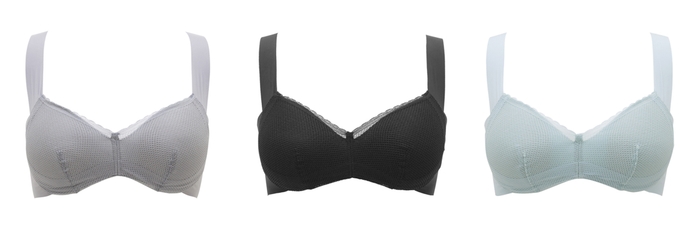 シンプルレース ノンワイヤーブラ