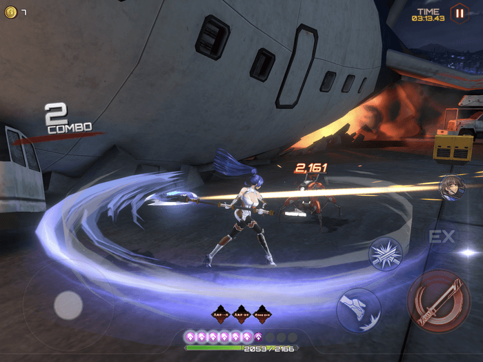 通常攻撃：戦斧