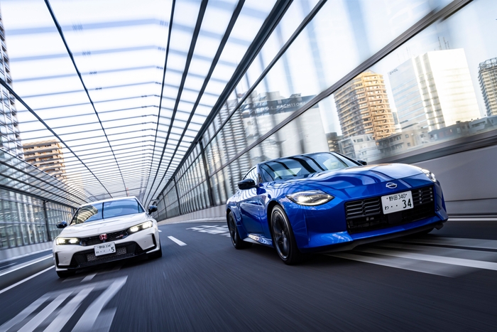 フェアレディZとシビックタイプR 2