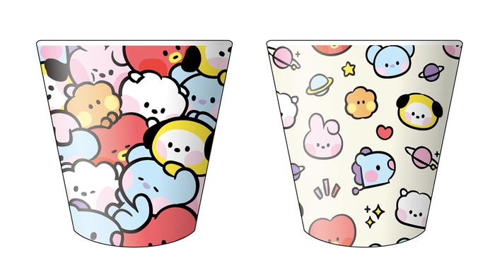 BT21 mininiメラミンカップ(ぎゅうぎゅう)/(ランダム)