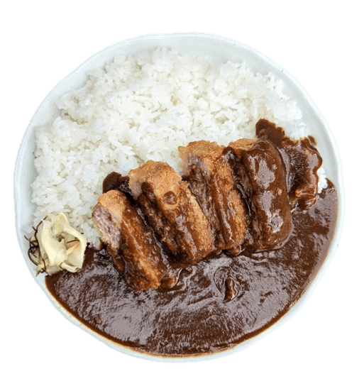 マグロメンチカツカレー