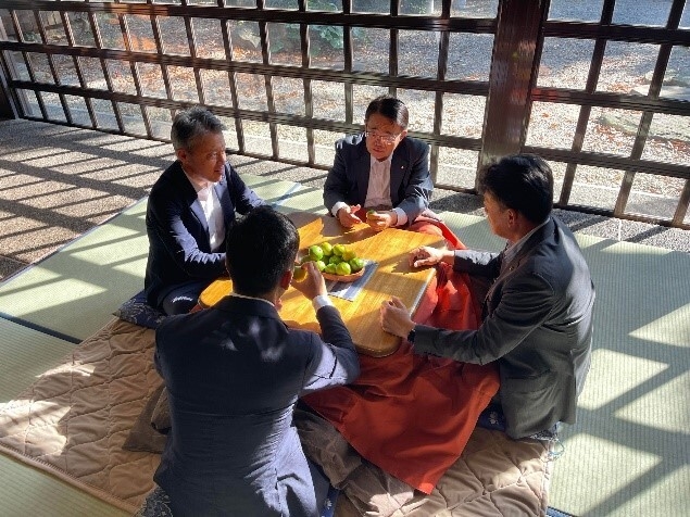 平野屋 視察風景