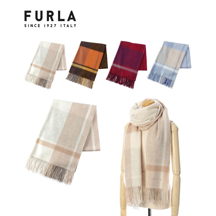 FURLA(フルラ)ストールタイプで首元ボリューミーに