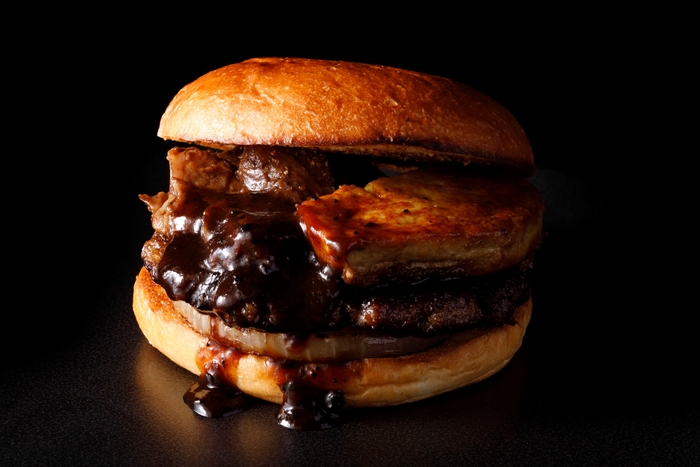 鳥取和牛バーガーロッシーニ風／オールデイダイニング 「SATSUKI」