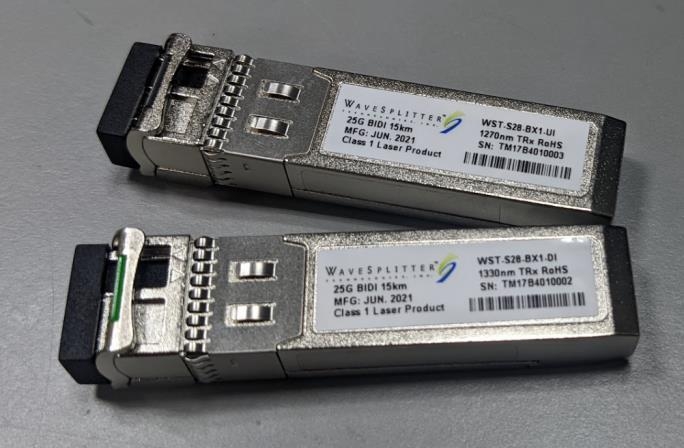 25Gbps 最大10km WST-S28-BX1-UI/DI
