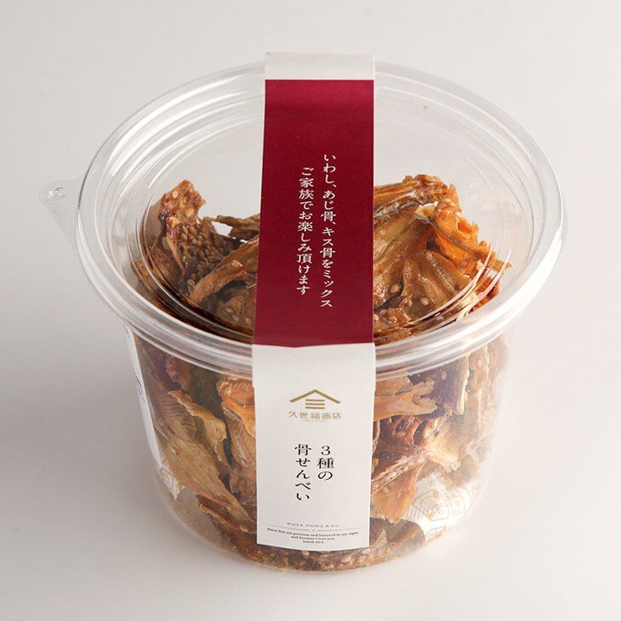 3種の骨せんべい:680円(税込)