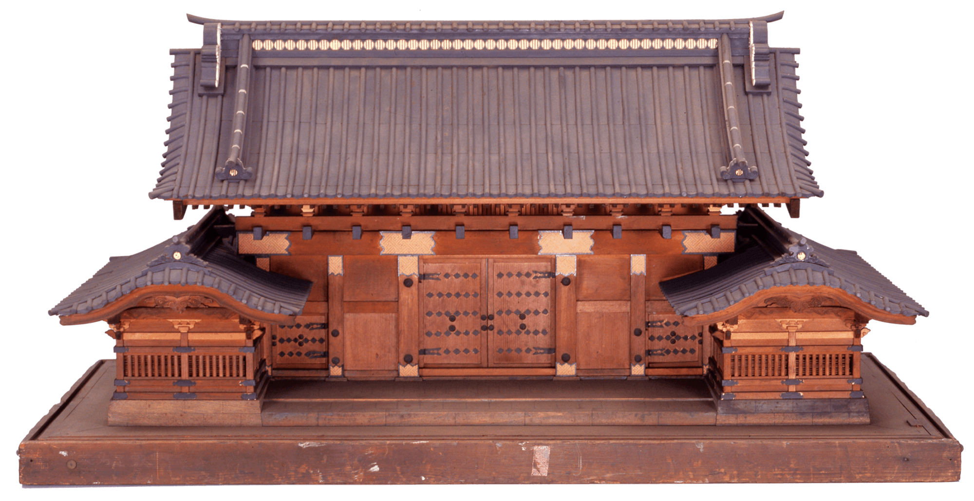 仙台藩伊達家汐留上屋敷表門模型(東京大学大学院工学系研究科建築学専攻蔵)