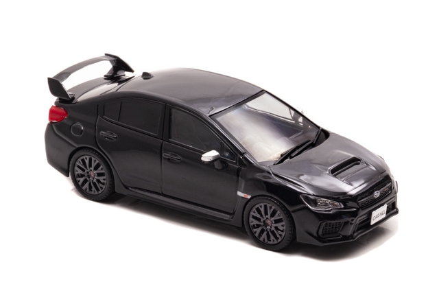 1/43 スバル WRX STI Type S (VAB) 2018 Crystal Black Silica:右前