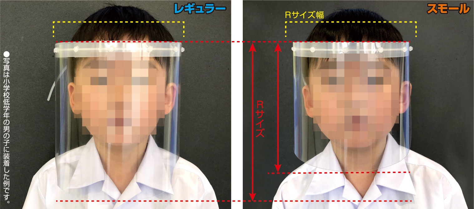 左:レギュラーサイズ  右:スモールサイズ