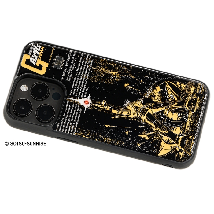 FLASH ガンダム ラストシューティング Ver. 基板アート iPhone 15Pro Maxケース ななめ