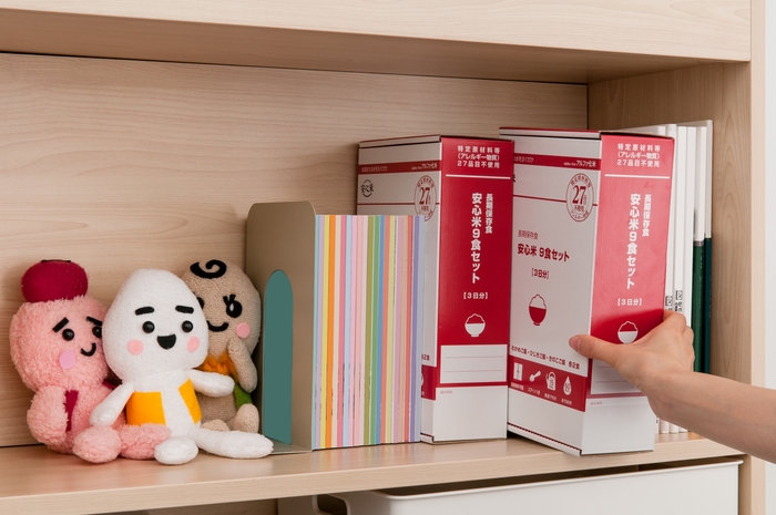 本棚収納イメージ(ご家庭)