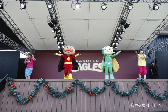 アンパンマンたちが登場するステージ　※2024年の様子