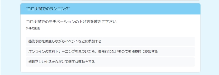 2021年5月 RUN+独自アンケート調べ