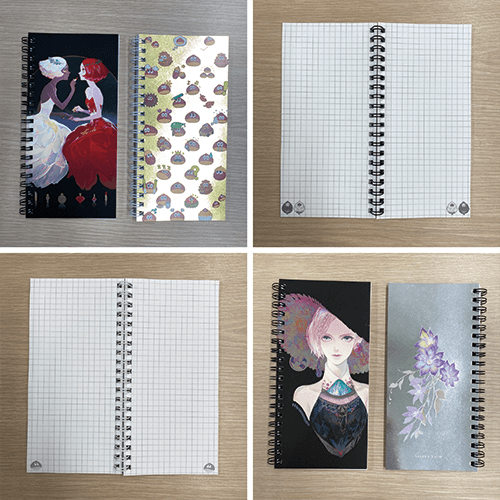 レイヤー箔ノート 550円(税込)