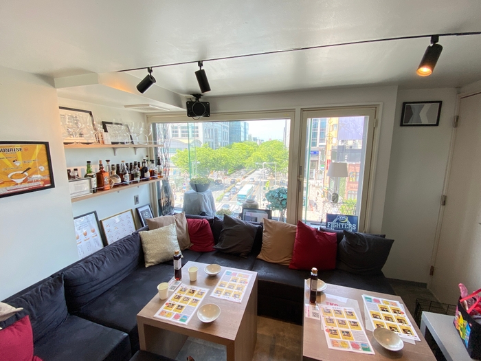 個室で表参道の景色を楽しみながら優雅なTKGランチも