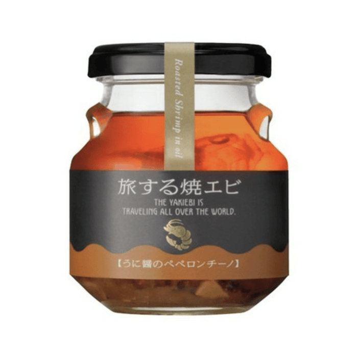 旅する焼エビ うに醤のペペロンチーノ