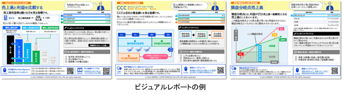 ビジュアルレポートの例