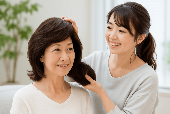 訪問専門の美容師が自宅へ訪問