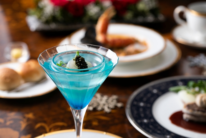 淡路島3年トラフグと瀬戸内キャビアのアミューズ