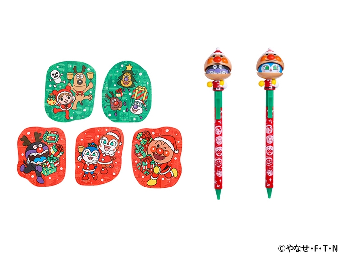 ステッカークリスマス/アクションボールペンクリスマス※画像はイメージです