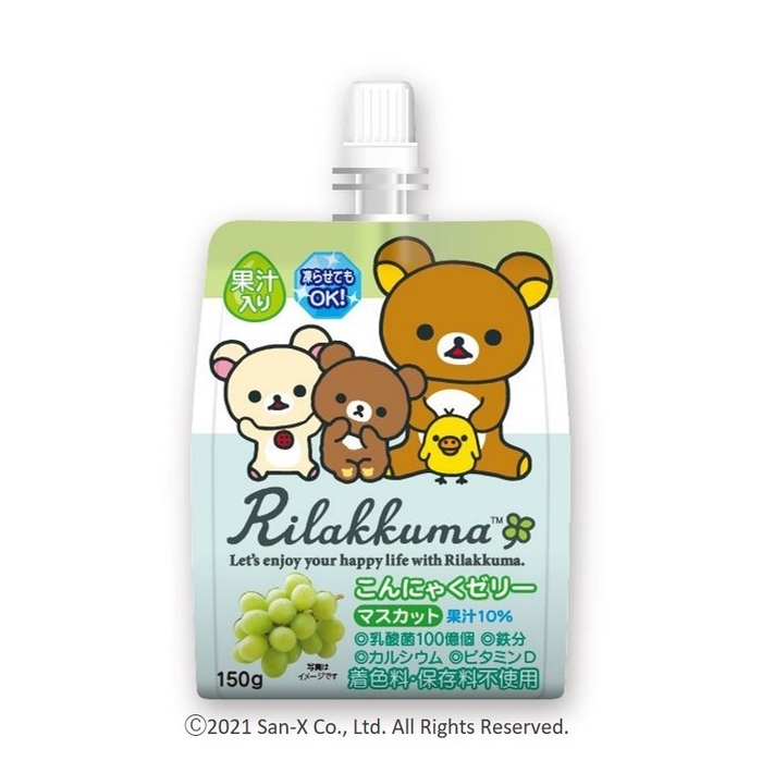 リラックマこんにゃくゼリー マスカット