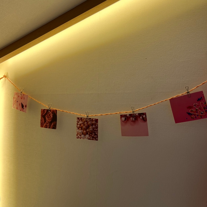 ピンクのポストカード