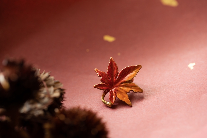 もみじ帯留め 3,850円