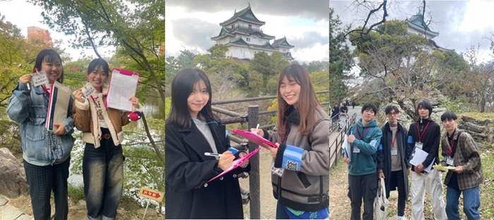 令和6年(2024年)和歌山城周辺でヒアリング調査を行った学生