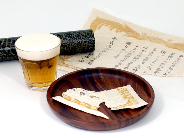 感謝の言葉を酒のつまみに!