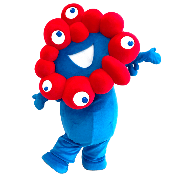 今年はミャクミャクも 登場し、万博PR！