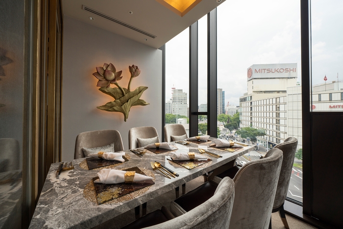 贅沢な個室空間