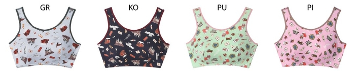 品番:JB3957 サイズ:M,L,LL,3L カラー:GR/KO/PU/PI 価格:¥3,300(税込)