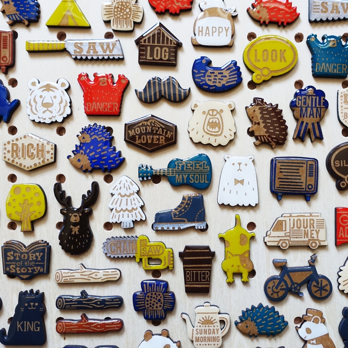 ヒノキを使用したアクセサリー by potofu-TORRY DESIGN