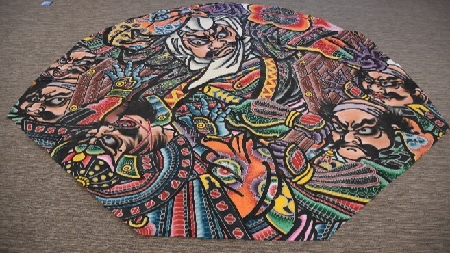 鏡絵 ※堅田ネプタ愛好会(約)354センチ×横415センチ