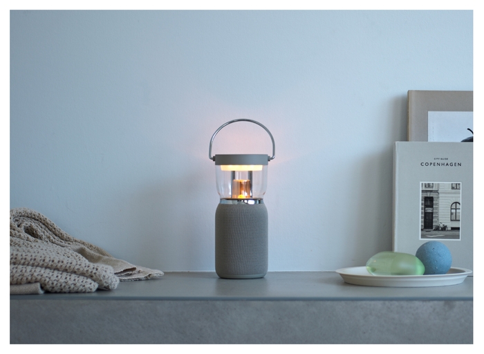 卓上のキャンドルのような心地よいデザイン