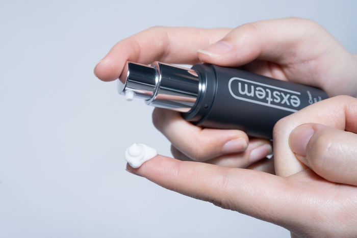 プッシュ容器で使用量がわかりやすく