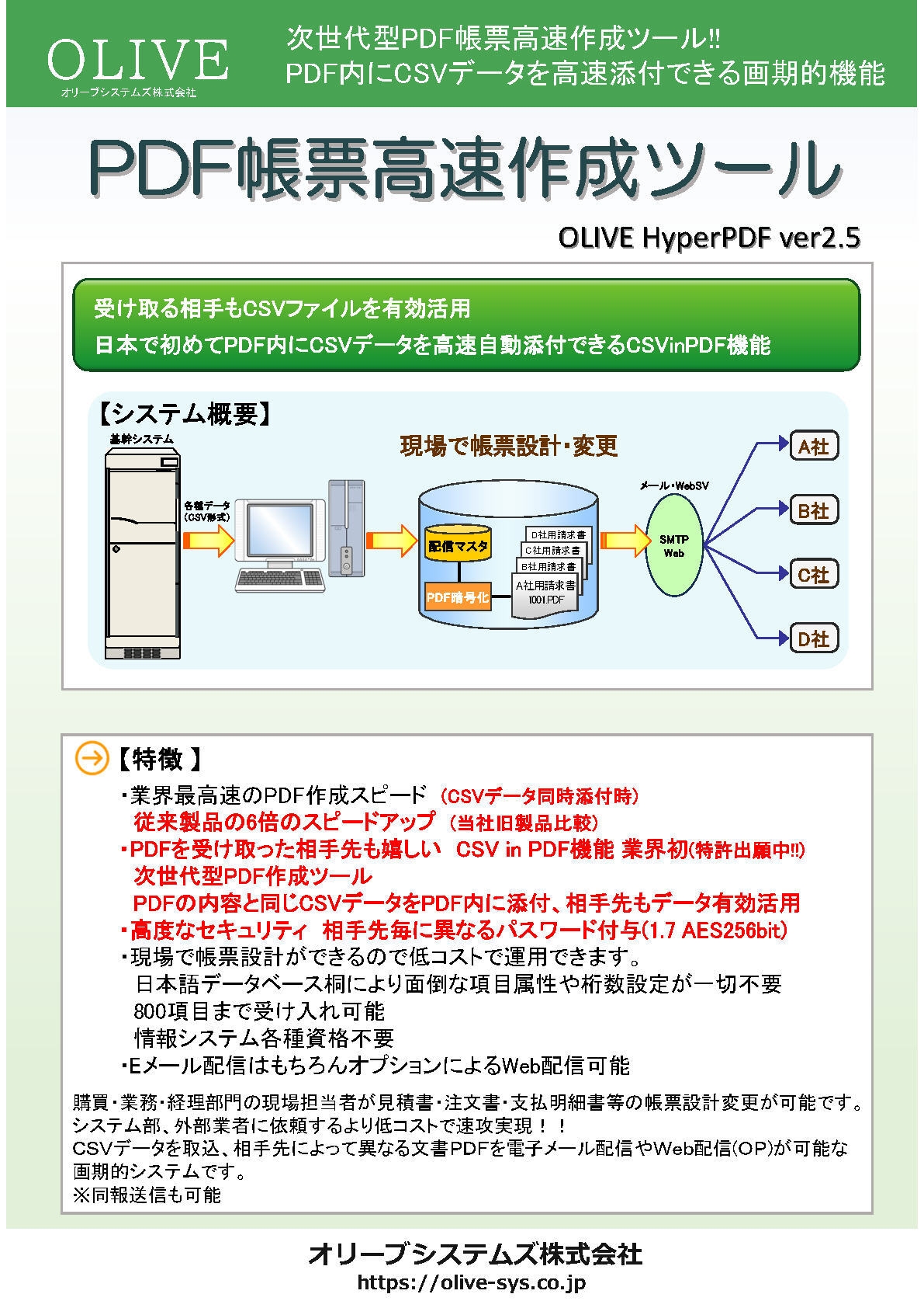 パンフレット表