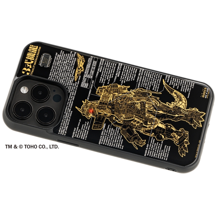 FLASH 3式機龍 基板アート iPhone 15 Pro Maxケース ななめ