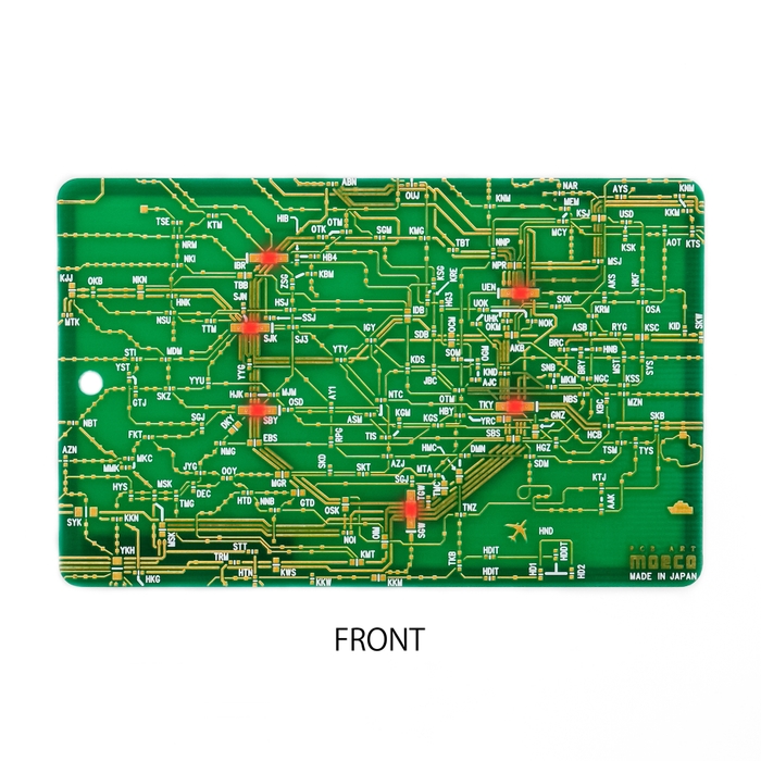 FLASH 東京回路線図 緑 電子工作キット 完成品