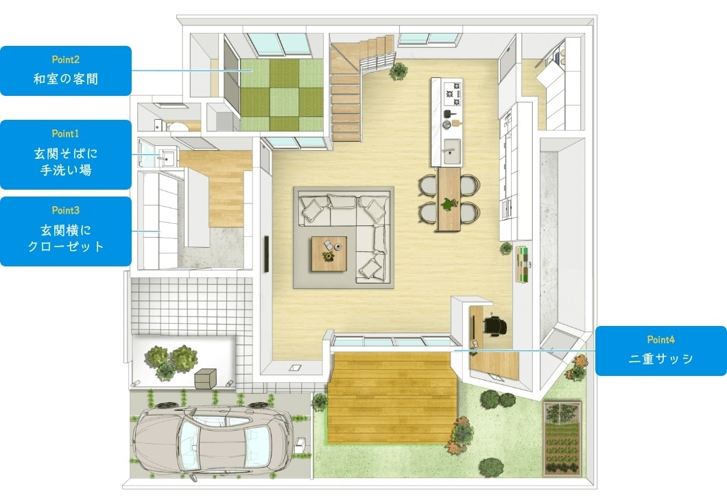 篠田麻里子さんの考えた「環境にやさしい理想のおうち」2