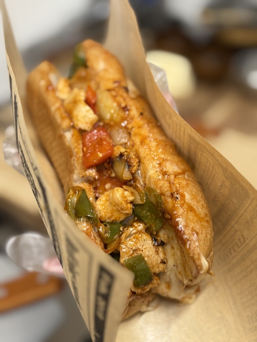 チキンチーズステーキサンド