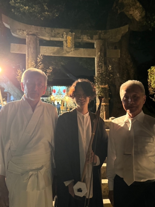 雉琴神社にて奉納演奏2