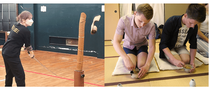 令和元年(2019年)7月に実施した留学生対象の日本文化体験の様子