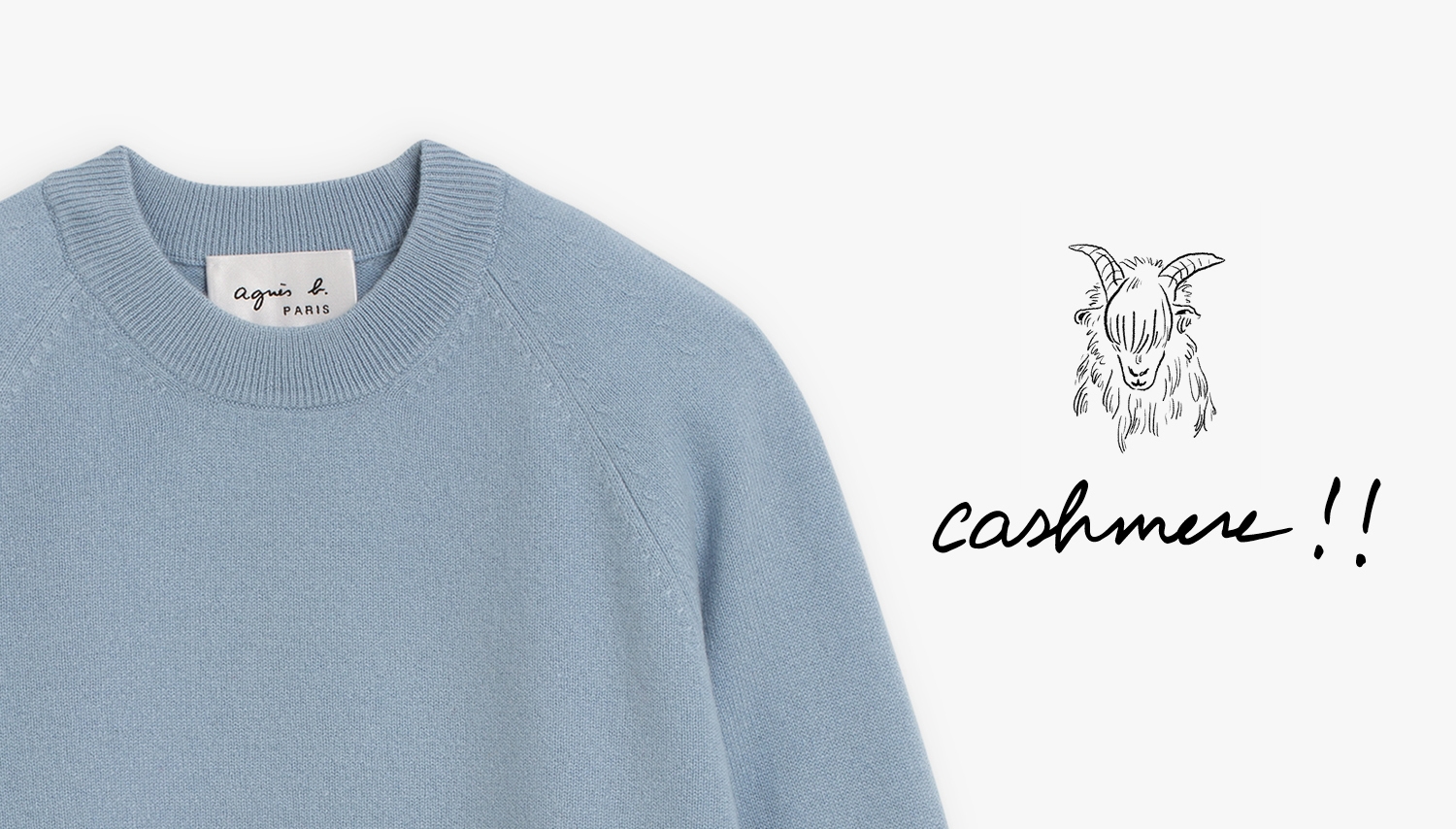 アニエスベー カシミヤニット