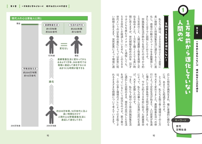 第3章 一万年前と変わらない心 現代社会と心の不適合