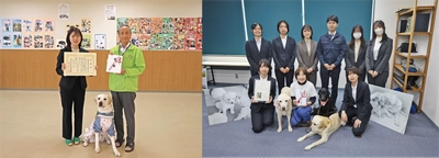 セラフ榎本、2つの盲導犬協会へ募金を寄付