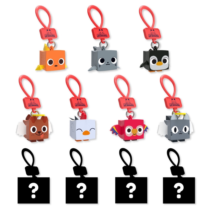 Pet Simulator ブラインドバックパックキーホルダー 画像